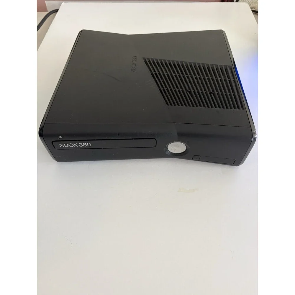 Xbox 360 S Slim 1439 Bundle 2 Controllers Kinect 10 Games Tested Working Console